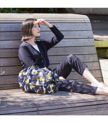 Shupatto Compact Bag Katlanır Çanta - M - Shade of Trees S467KK - 2