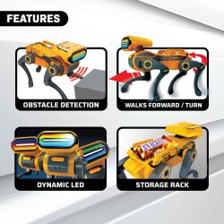Silverlit Robo Express Sesli ve Işıklı Uzaktan Kumandalı Robot Sıl88166 - 5