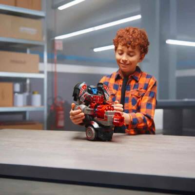 2in1 Robo Rapidfire Sesli ve Işıklı USB Şarjlı Uzaktan Kumandalı Robot - 2