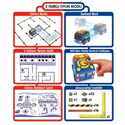 Silverlit Tooko Programlanabilen Polis Aracı ve Oyun Seti Sıl81471 - 7