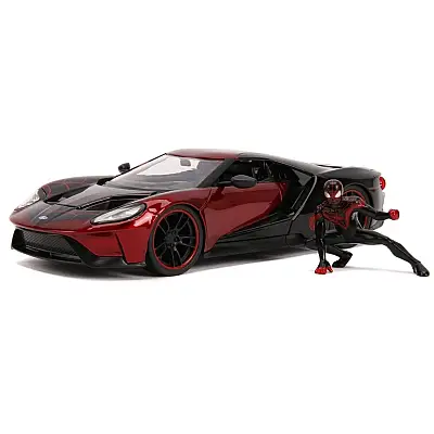 Jada Spiderman Marvel Miles Morales 2017 Ford GT 1:24 9331190314R00 - 1