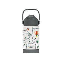Sipnjoy Flipsip Çocuk Termosu Pipetli Suluk (360 ml) - Adventure Trails - Sipnjoy