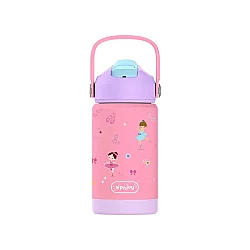 SipnJoy FlipSip Çocuk Su Termosu (360 ml) - Ballerina Sparkle - Sipnjoy