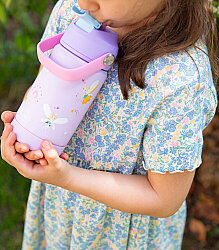 Sipnjoy Flipsip Çocuk Termosu Pipetli Suluk (360 ml) - Fairy Sparkle - 2