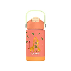 SipnJoy FlipSip Çocuk Su Termosu (360 ml) - Giggle Giraffe - Sipnjoy
