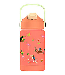 Sipnjoy Flipsip Çocuk Termosu Pipetli Suluk (360 ml) - Jungle Jam - Sipnjoy