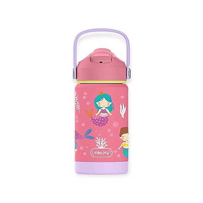 Sipnjoy Flipsip Çocuk Termosu Pipetli Suluk (360 ml) - Mermaid Dream - 1
