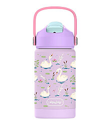Sipnjoy Flipsip Çocuk Termosu Pipetli Suluk (360 ml) - Swan Harmony - Sipnjoy