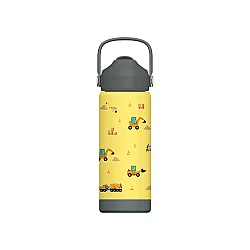 SipnJoy FlipSip Çocuk Su Termosu (550 ml) - Builder Buddy - 2