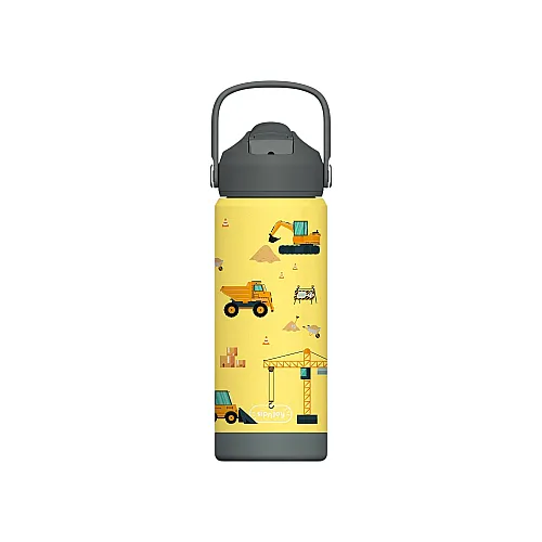 SipnJoy FlipSip Çocuk Su Termosu (550 ml) - Builder Buddy - 1
