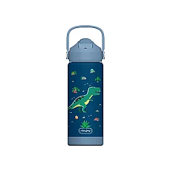 SipnJoy FlipSip Çocuk Su Termosu (550 ml) - Dino Roar - Sipnjoy