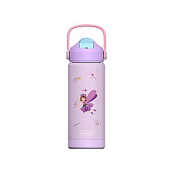 SipnJoy FlipSip Çocuk Su Termosu (550 ml) - Fairy Sparkle - Sipnjoy