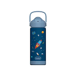 SipnJoy FlipSip Çocuk Su Termosu (550 ml) - Star Explorer - Sipnjoy