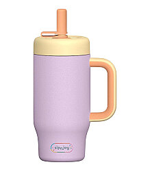 Sipnjoy Handlehug Tumbler Termos Pipetli Suluk (550 ml) - Lila - Sipnjoy