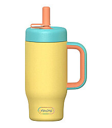 Sipnjoy Handlehug Tumbler Termos Pipetli Suluk (550 ml) - Limon - Sipnjoy