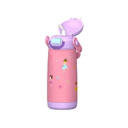 SipnJoy SipSquad Plus Çocuk Su Termosu (480 ml) - Ballerina Sparkle - 2