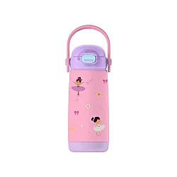 SipnJoy SipSquad Plus Çocuk Su Termosu (480 ml) - Ballerina Sparkle - 4
