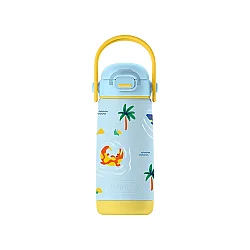 SipnJoy SipSquad Plus Çocuk Su Termosu (480 ml) - Snappy Croc - Sipnjoy