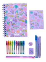 Smiggle All Stars A5 Essentials Kalemli Kırtasiye Hediye Seti Lilac 482271 - 1