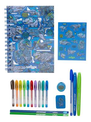 Smiggle All Stars A5 Essentials Kalemli Kırtasiye Hediye Seti Navy 482271 - 1