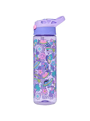 Smiggle All Stars Plastik Suluk 650 ml Leylak 456060 - 2
