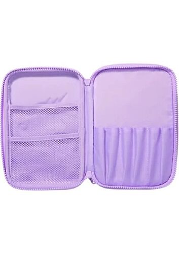 Smiggle All Stars Sert Kapaklı Çift Bölmeli Kalem Kutusu Leylak 456167 - 2