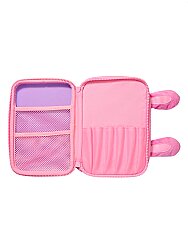 Smiggle All Stars Sert Kapaklı Çift Bölmeli Kalem Kutusu Pembe 456167 - 2