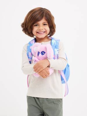 Smiggle Big Dreams Teeny Tiny Kız Çocuk Sırt Çantası Mavi 455058 - 4