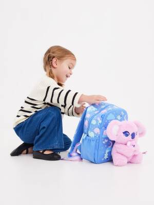 Smiggle Big Dreams Teeny Tiny Kız Çocuk Sırt Çantası Mavi 455058 - 6