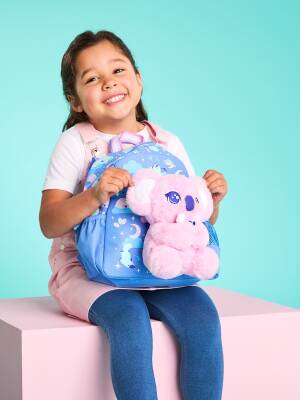 Smiggle Big Dreams Teeny Tiny Kız Çocuk Sırt Çantası Mavi 455058 - 7