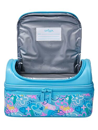 Smiggle Bright Eyes Çift Katlı Beslenme Çantası Mint 457459 - 2