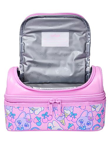 Smiggle Bright Eyes Çift Katlı Beslenme Çantası Pembe 457459 - 2