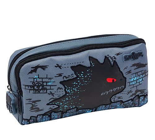 Smiggle Bright Eyes Karakter Cepli Kalem Kutusu Gri 457541 - 1