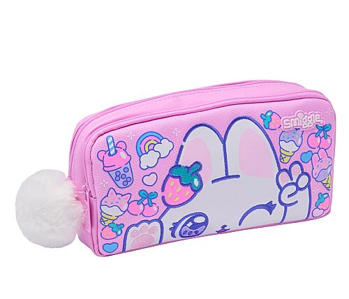 Smiggle Bright Eyes Karakter Cepli Kalem Kutusu Pembe 457541 - 1