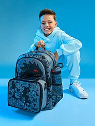 Smiggle Bright Eyes Klasik Sırt Çantası Gri 457587 - 4