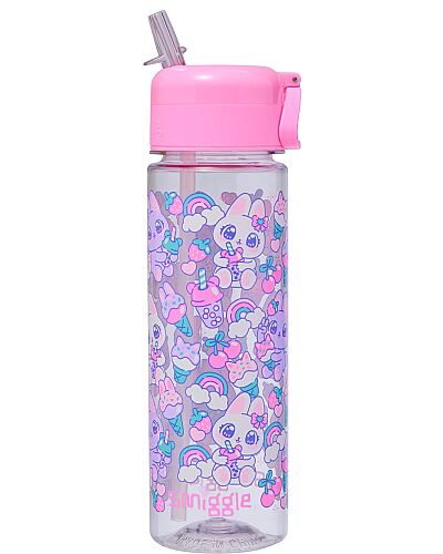 Smiggle Bright Eyes Plastik Suluk 650 ml Pembe 457627 - 1