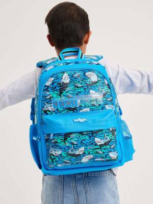 Smiggle Curious Id Junior Backpack Mid Blue 456808 - 2