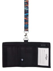 Smiggle Curious Wallet Withlandyard Black 456721 - 2
