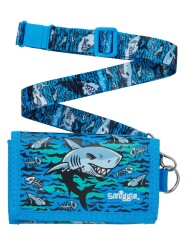 Smiggle Curious Wallet Withlandyard Mid Blue 456721 - 1