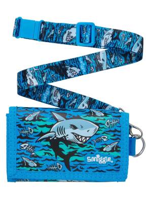 Smiggle Curious Wallet Withlandyard Mid Blue 456721 - 1