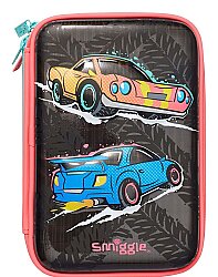 Smiggle Dynamic Üç Bölmeli Sert Kapaklı Kalem Kutusu Siyah 454635 - 1