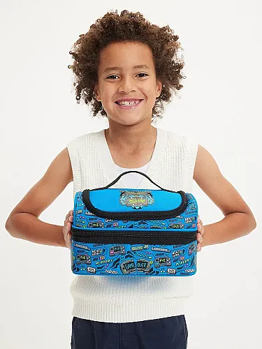 Smiggle Eclipse Çift Katlı Beslenme Çantası Koyu Lacivert 456588 - 3