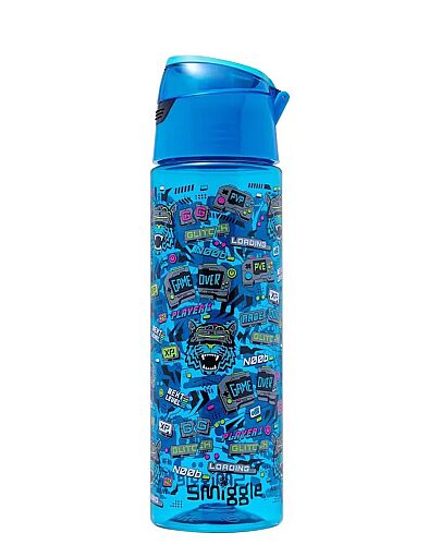 Smiggle Eclipse Kapaklı Plastik Suluk 750 ml Koyu Lacivert 456603 - 2