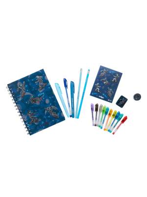 Smiggle Epic Adventures A5 Çizgili Defterli Kırtasiye Hediye Seti Lacivert 482229 - 1