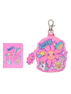 Smiggle Epic Adventures Mini Defter Anahtarlık Pembe 401251 - 2