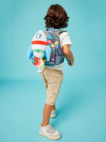 Smiggle Little Journeys Junior Mini Sırt Çantası Gri 458366 - 4