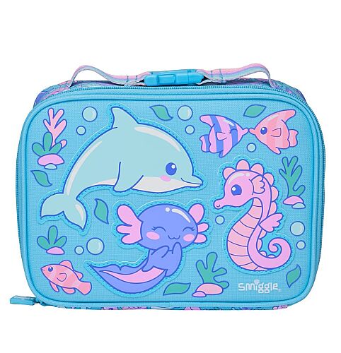 Smiggle Little Journeys Mini Kare Beslenme Çantası Aqua 458129 - 1
