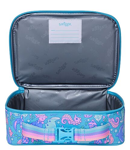 Smiggle Little Journeys Mini Kare Beslenme Çantası Aqua 458129 - 2