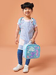 Smiggle Little Journeys Mini Kare Beslenme Çantası Aqua 458129 - 3