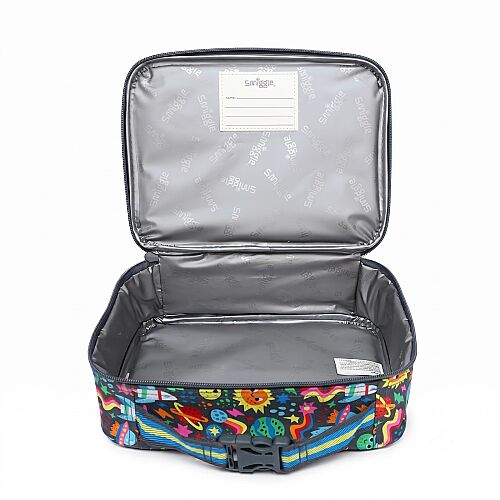 Smiggle Little Journeys Mini Kare Beslenme Çantası Gri 458129 - 2